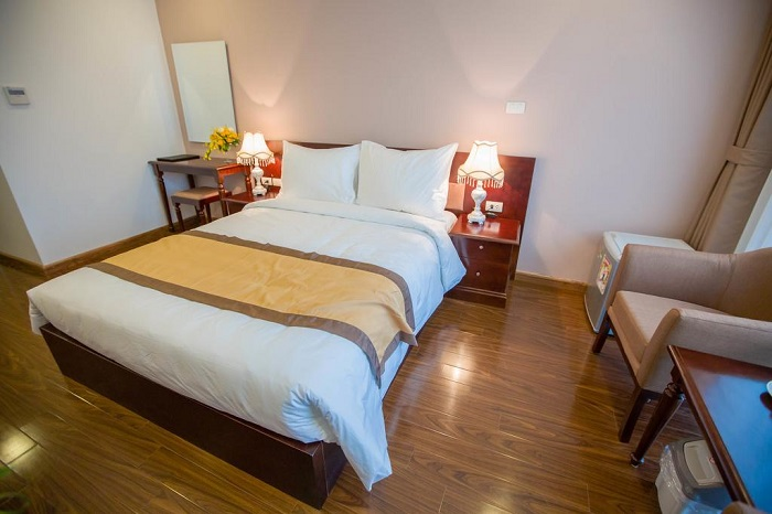 Hệ thống phòng nghỉ ấm cúng, sạch sẽ tại Vi’ Boutique Lạng Sơn, lựa chọn khách sạn 3 sao chất lượng