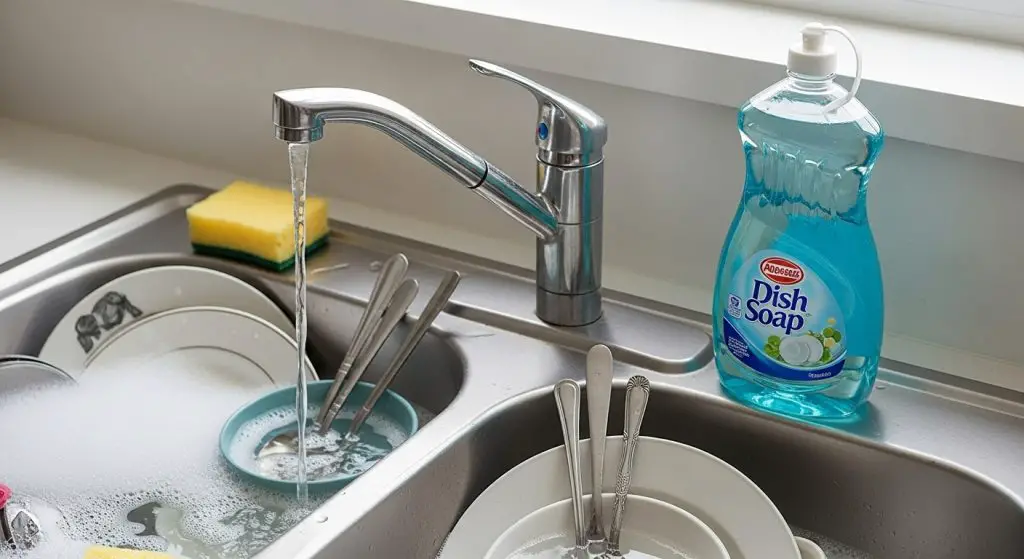 Dish soap in the sink, the plumber’s secret: why you should do it