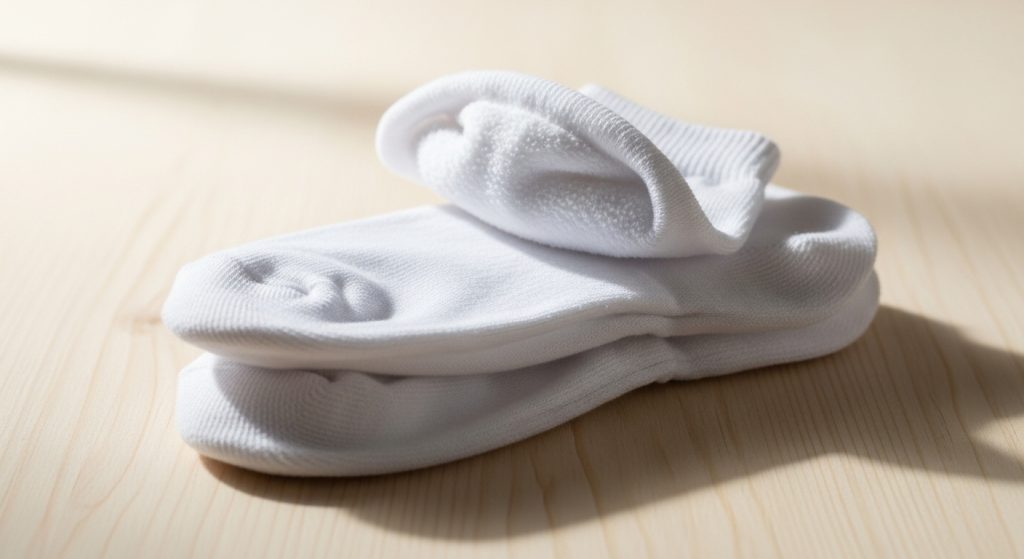 Scented, white socks without bleach: this way you can remove dirt immediately
