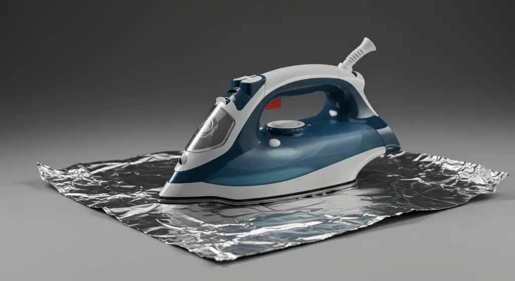 Tin foil and iron, the grandmother’s trick: what happens if you try it?